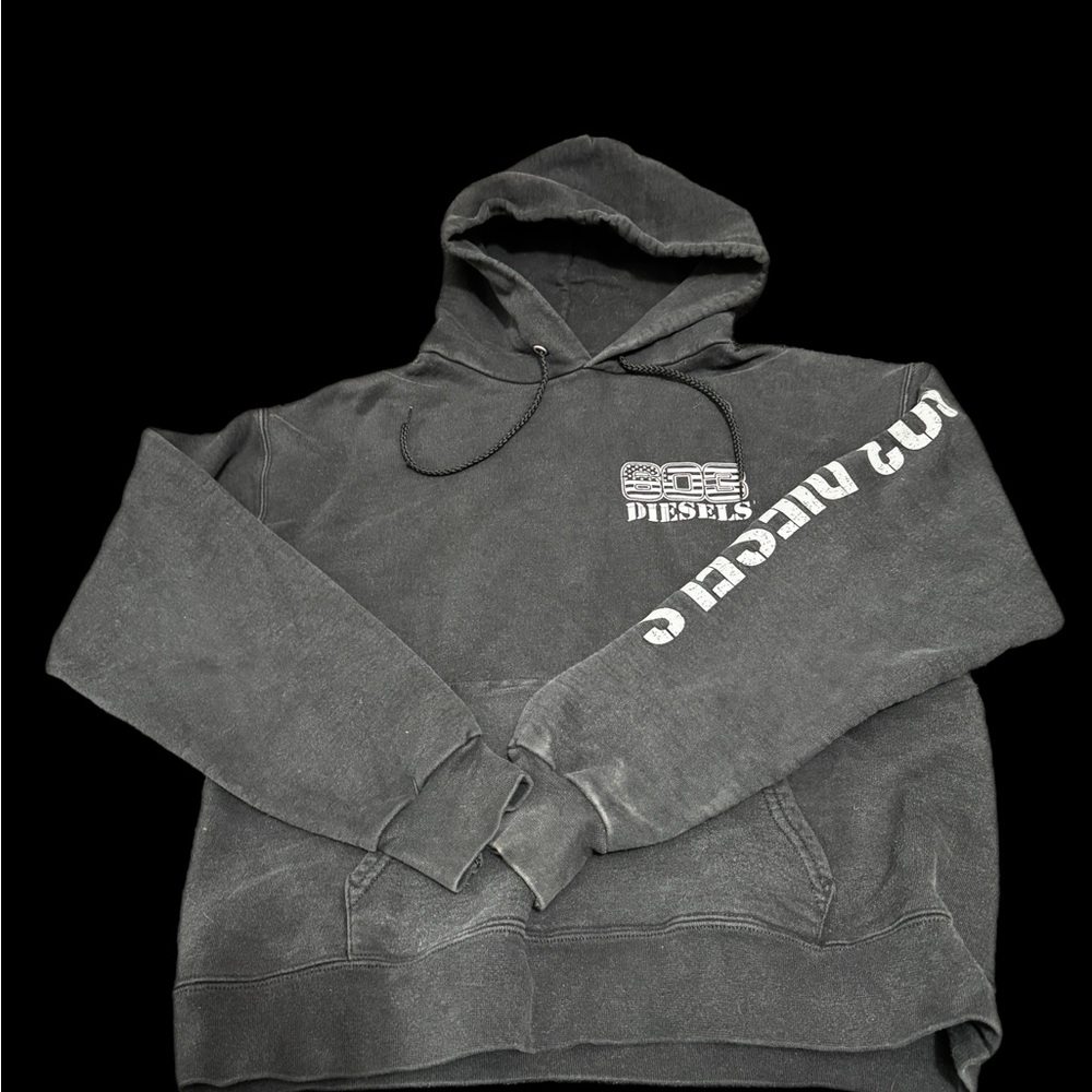 Hanes Ultimate Cotton Black Hoodie Live Free or Die - Picture 4 of 5